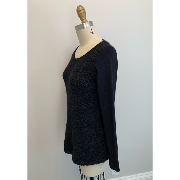 Club Monaco Brittney Textured Sweater Black - Picture 6 of 10